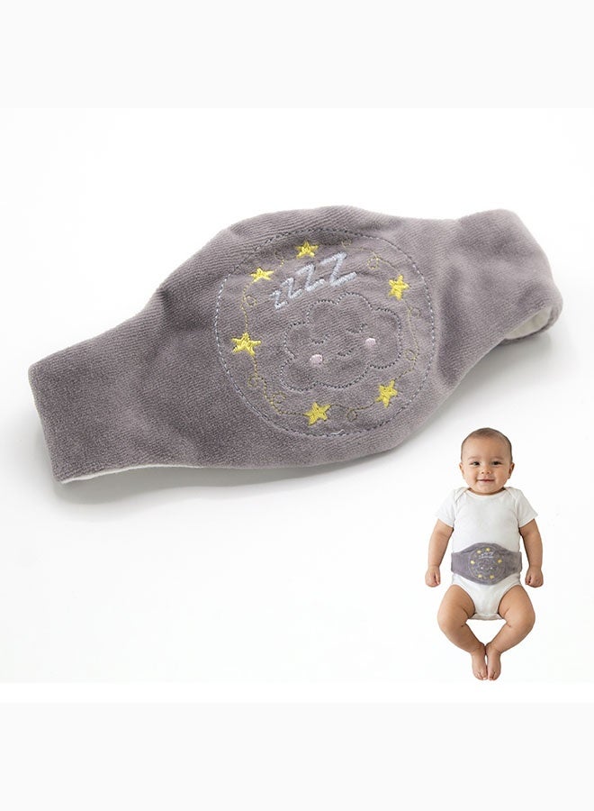 Babyjem - Baby Colic Relief Belt with Natural Cherry Seeds - Grey - Image 1